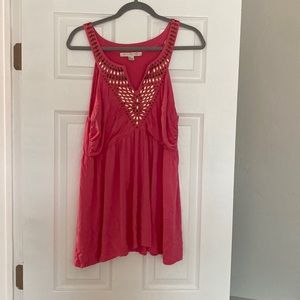 Boston Proper pink tank